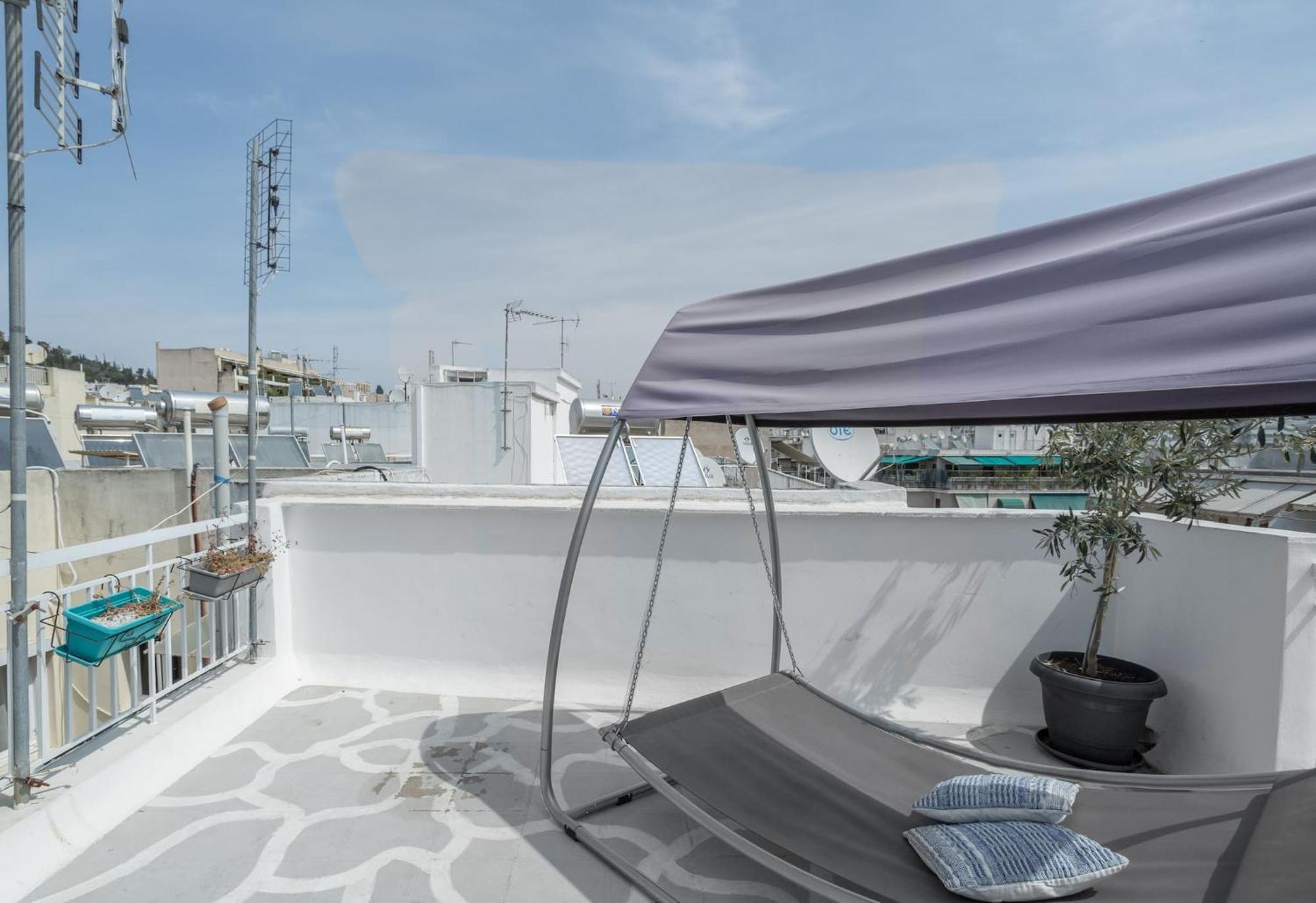 Island In The Sky! Acropolis And City Views! Apartamento Atenas Exterior foto